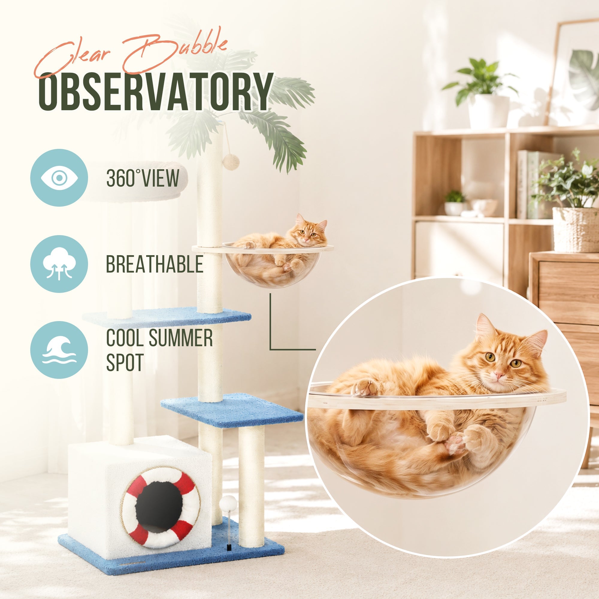 57" Coco Cabana Cat Tree