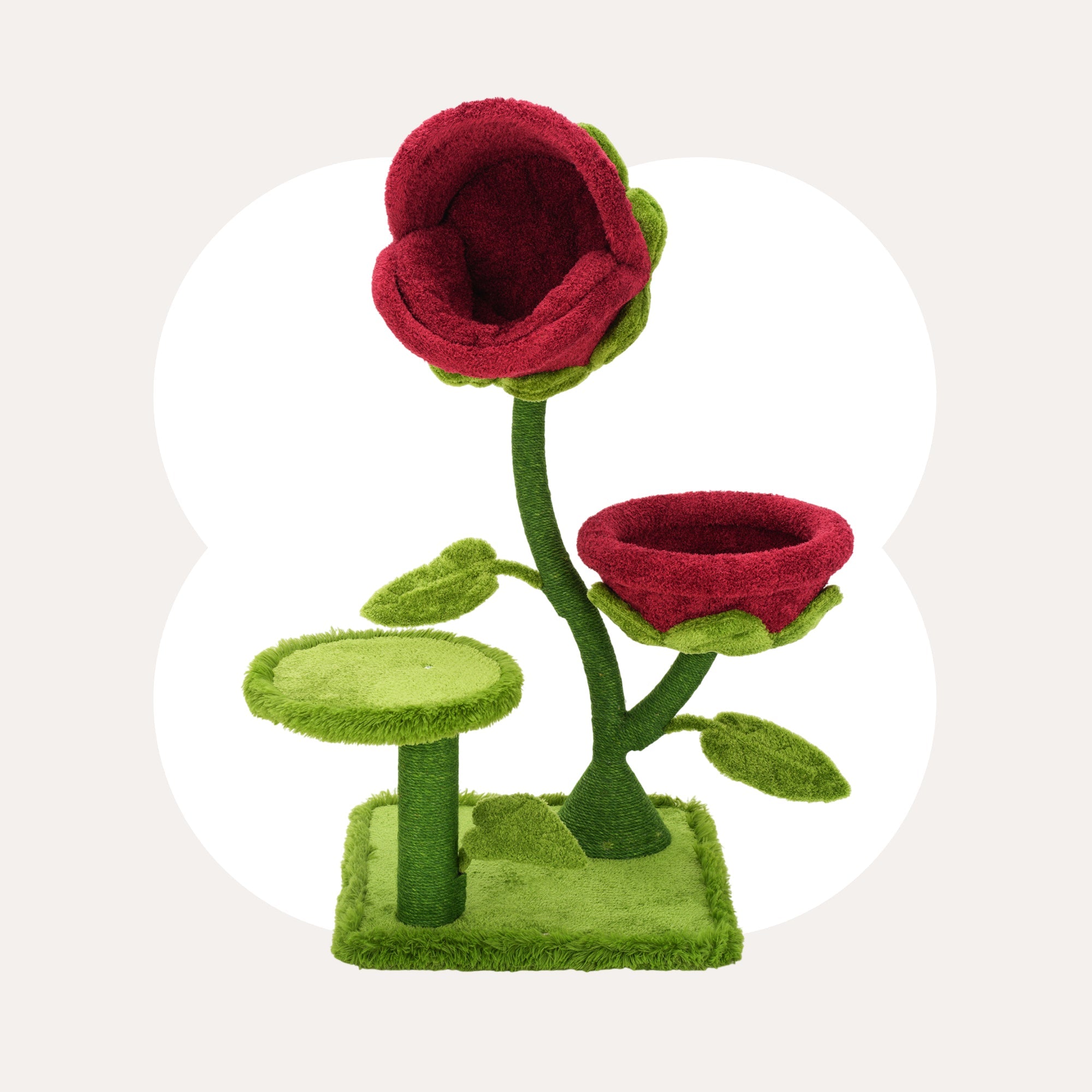 50.8'' Carnivorous Blossom Cat Tree Max