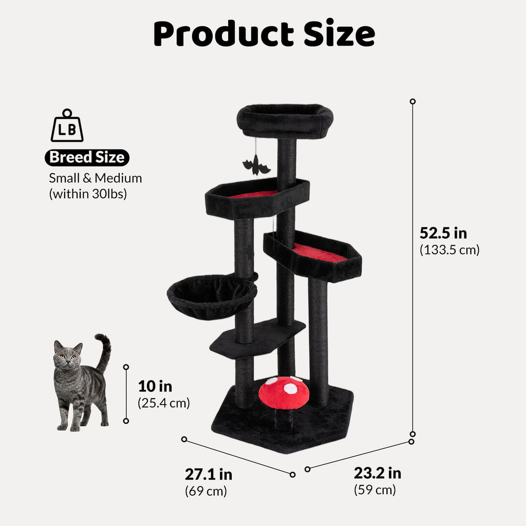 Upgraded Gothic Style Cat Tree