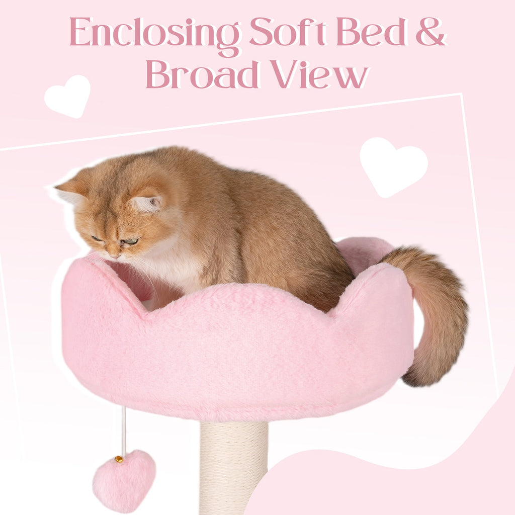 Lovely Heart Cat Tree