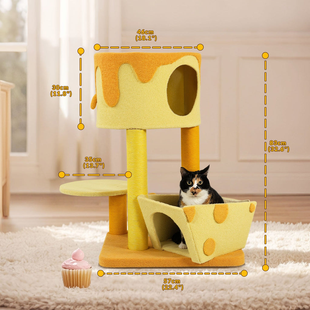 Transformable Cheese Cat Tree