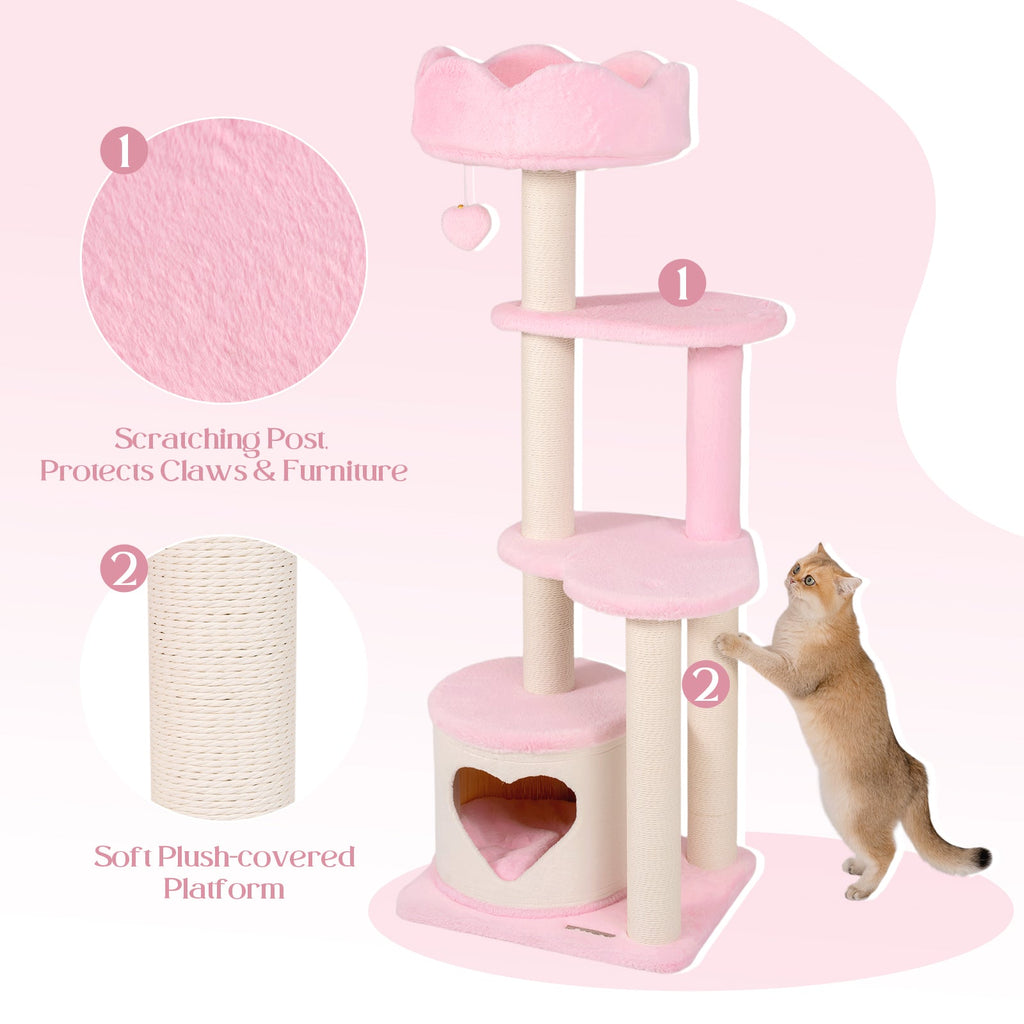 Lovely Heart Cat Tree