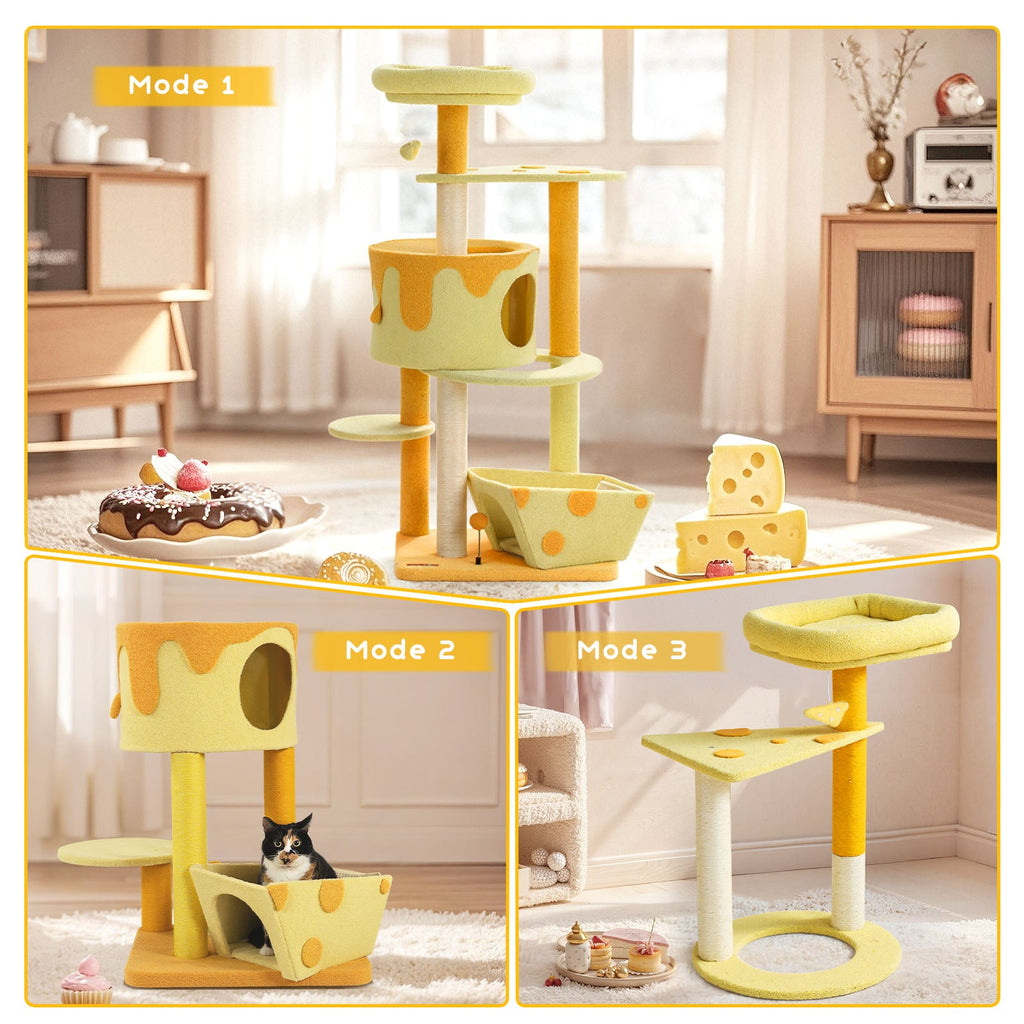 Transformable Cheese Cat Tree