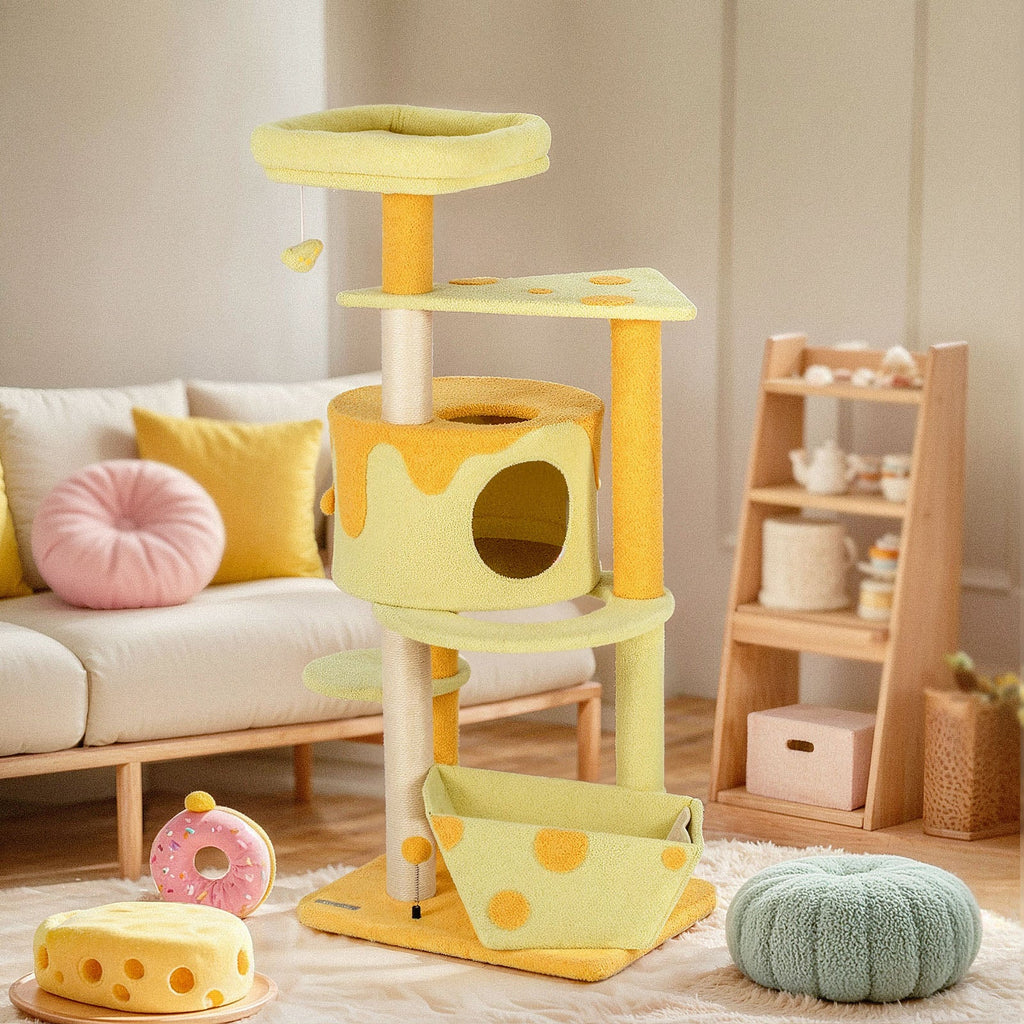 Transformable Cheese Cat Tree
