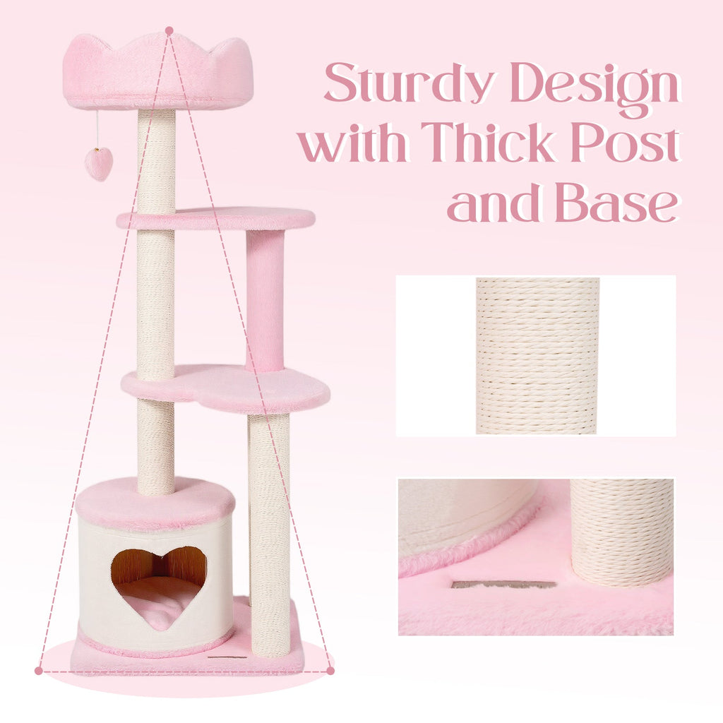Lovely Heart Cat Tree