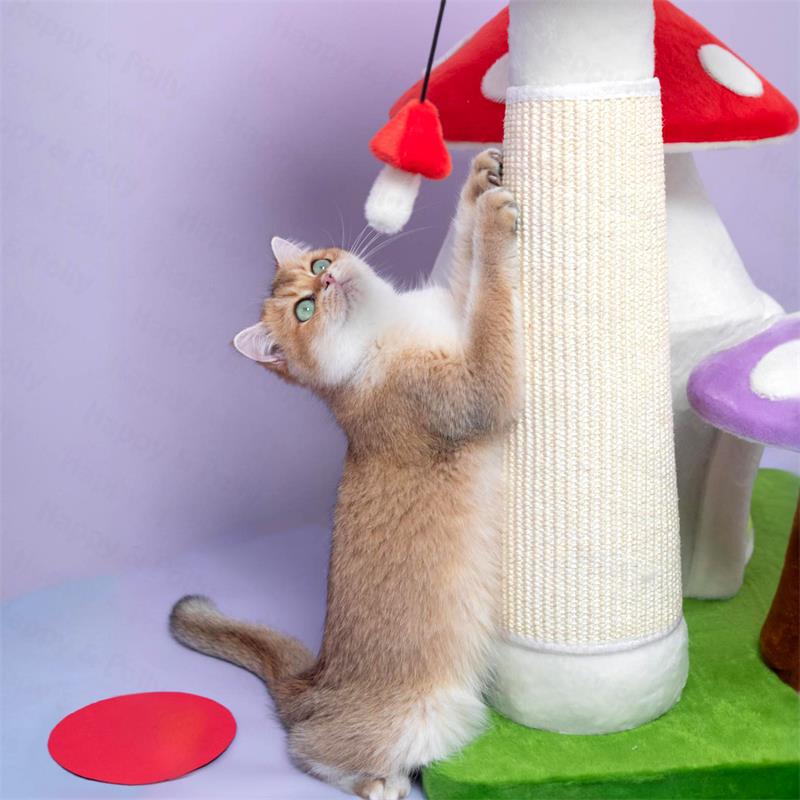 Magic Mushroom Cat Tree