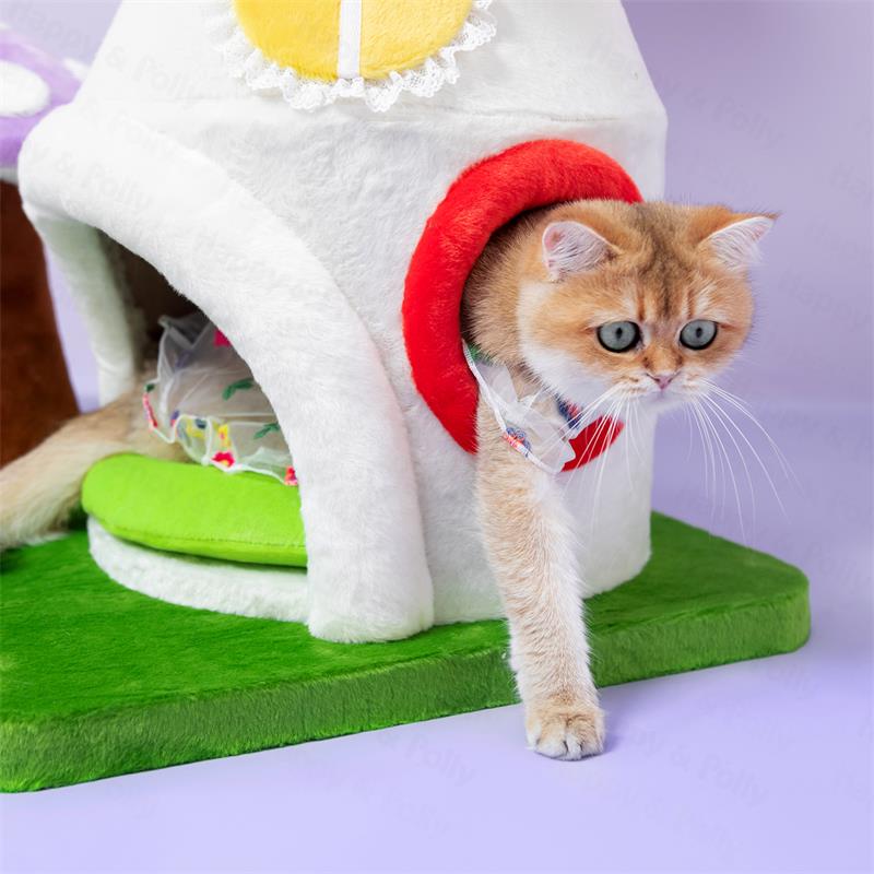 Magic Mushroom Cat Tree