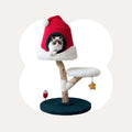 Santa Hat Cat Tree